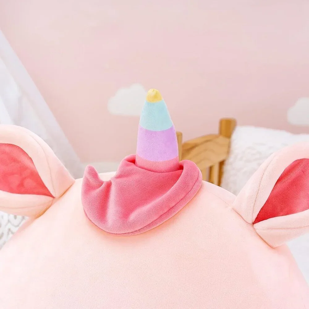 15 Inches Pink Stuffed Unicorn Plush Kids Pillow Toys Gift for Toddler